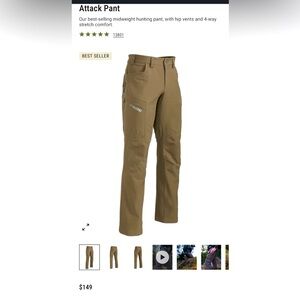 KUIU attack pants- (dark green) NWT